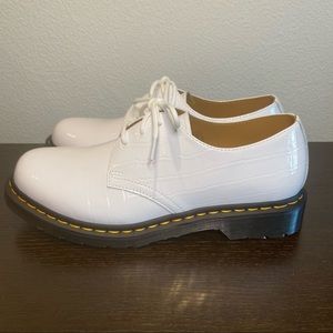Dr. Martens 1461 Patent Croc Emboss Leather Shoes